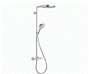 Душевая система с термостатом Hansgrohe Raindance Select 27129400 хром/белый 27129400