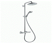Душевая система с термостатом Hansgrohe Croma 27188000 хром 27188000