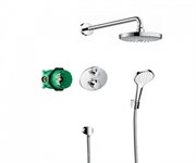 Душевая система скрытого монтажа с термостатом Hansgrohe Croma Select S 27295000 хром 27295000