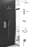 Душевая система скрытого монтажа с термостатом EXCELLENT ACTIMA SUPREMA SET3 хром SET3