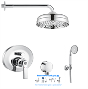 Душевая система скрытого монтажа CEZARES LIBERTY-F-VDIM-01 Хром LIBERTY-F-VDIM-01