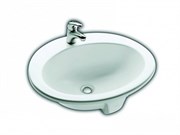Раковина встраиваемая с верху HATRIA OVALINE Y67101 белый Италия Y67101