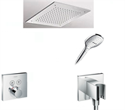 Душевая система скрытого монтажа с термостатом Hansgrohe Select 15763+26472 хром 15763+26472