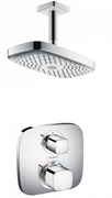 Душевая система скрытого монтажа с термостатом Hansgrohe Ecostat E 15707 +273844 хром 15707 +273844