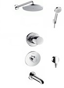 Душевая система скрытого монтажа с термостатом Hansgrohe Ecostat S 15755+ 27493 хром 15755+ 27493