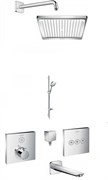 Душевая система скрытого монтажа с термостатом Hansgrohe Select 15762+26726 хром 15762+26726