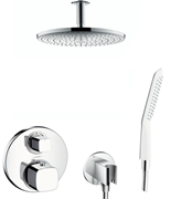 Душевая система скрытого монтажа с термостатом Hansgrohe Metris 31573+27337 хром 31573+27337