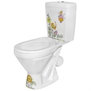 Унитаз-компакт детский  Rosa Фея белый 15222