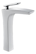 Timo Helmi смеситель 4011/00-16F chrome white   (раковина с высоким изливом) 16161