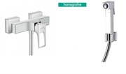 Гигиенический душ с настенным смесителем Hansgrohe Metropol 74560000 хром 17015
