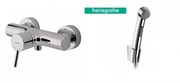 Гигиенический душ с настенным смесителем Hansgrohe Talis S 32620000 хром 17022