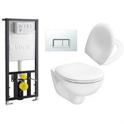 Комплект унитаз с инсталляцией VITRA Arkitekt 9005B003-7211