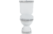 Унитаз напольный-компакт Creavit Klasik KL310.001X0+KC4020 декор ВЕРСАЧЕ ХРОМ 17596