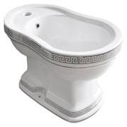 Биде напольное CREAVIT KLASIK KL500.000X0  декор ВЕРСАЧЕ ХРОМ 17728