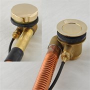 Обвязка для ванны Remer RR 96  латунь  авт L50см DO золото 19505