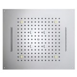 Тропический  верхний душ Bossini DREAM H38935.030 570 х 470 мм с хромотерапией, 4 светодиода LED RGB 19598