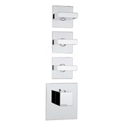 Термостатический смеситель Bossini HIGHFLOW Z033205.030 хром на 3 потребителя 19606