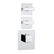 Термостатический смеситель Bossini HIGHFLOW Z033203.030 хром на 2 потребителя 19608