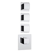 Термостатический смеситель Bossini HIGHFLOW Z032205.030 хром на 3 потребителя 19610