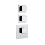 Термостатический смеситель Bossini HIGHFLOW Z032203.030 хром на 2 потребителя 19611