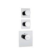 Термостатический смеситель Bossini HIGHFLOW Z031203.030 хром на 2 потребителя 19613