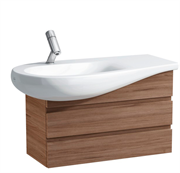 Тумба с раковиной Laufen Alessi one 4244700976311 на 900 мм, белый лак 19658