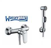 Гигиенический душ с настенным смесителем Wasserkraft Vils A05602 хром 19695