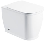 Унитаз приставной BELBAGNO PRADO BB10150CB+BB10150SC с крышкой микролифт 20560