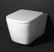 Безободковый подвесной унитаз BELBAGNO ALBANO BB120CHR+BB120SC с крышкой микролифт 20565