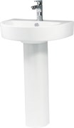 Раковина подвесная с пьедесталом BELBAGNO FLAY BB0115L+BB0102P на 56 см 20611