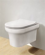 Подвесной унитаз BELBAGNO VELLA BB829CH+BB2031SC с ультратонкой крышкой микролифт 20682