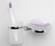 Держатель стакана и мыльницы Wasserkraft Lippe К-6526 20791