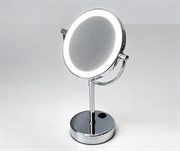 Зеркало с LED-подсветкой двухстороннее, стандартное и с 3-х кратным увеличением WasserKraft K-1005 21551