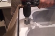 Сверление отверстия в раковине 22539