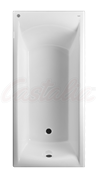 Ванна чугунная castalia "prime" 150 150х70х42 22582