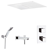 Душевая система с термостатом Remer QUBIKA THERMO QT 93 350 UF91CA хром 22886