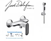 Гигиенический душ с настенным смесителем Jacob Delafon Kumin E99463997258-CP хром 22999