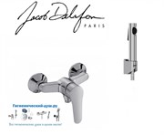 Гигиенический душ с настенным смесителем Jacob Delafon July E16029490100-CP хром 23001