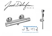 Гигиенический душ с термостатом Jacob Delafon July E845597258-CP хром 23003
