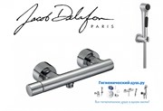 Гигиенический душ с настенным смесителем Jacob Delafon Toobi E896297258-CP хром 23007