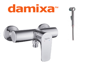 Гигиенический душ с настенным смесителем Damixa RedBlu Origin Top 8320000002064 хром 23398