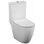 Унитаз напольный безободковый VITRA Sento 9830B003-7204 с крышкой микролифт 23675