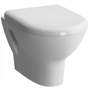 Безободковый подвесной унитаз VITRA Zentrum Rim-Ex 5795B003-0075/801-003-009 с крышкой микролифт белый 23778