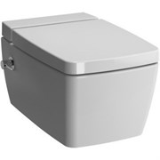 Безободковый подвесной унитаз VITRA Metropole Rim-Ex 7672B003-1687/90-003-009 с крышкой микролифт белый 23794