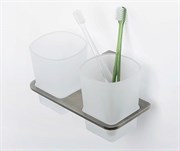 Подстаканник двойной стеклянный Wasserkraft  ExterК-5228D К-5228D
