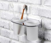 Подстаканник двойной стеклянный Wasserkraft Kammel К-8328D 24167