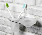 Держатель стакана и мыльницы Wasserkraft Kammel К-8326 24171