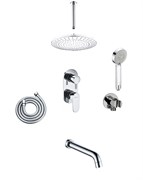 Душевая система скрытого монтажа Wasserkraft Dinkel А05871 хром 24265