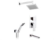 Душевая система скрытого монтажа Remer QUBIKA CASCATA QC937S03 24440