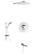 Душевая система скрытого монтажа KLUDI Zenta 386509175SB-07S-White 25224